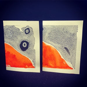 TARJETAS, pintadas a mano