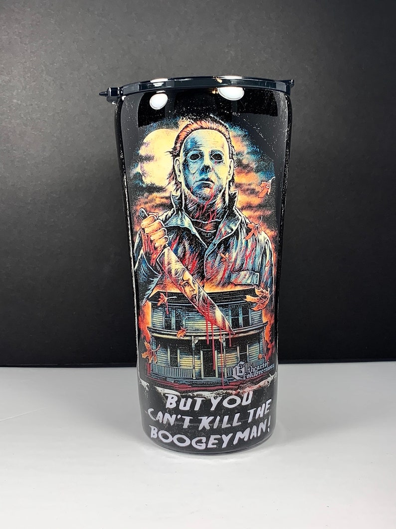 Halloween Horror Tumbler Boogeyman Michael Myers custom Halloween tumbler Michael Myers