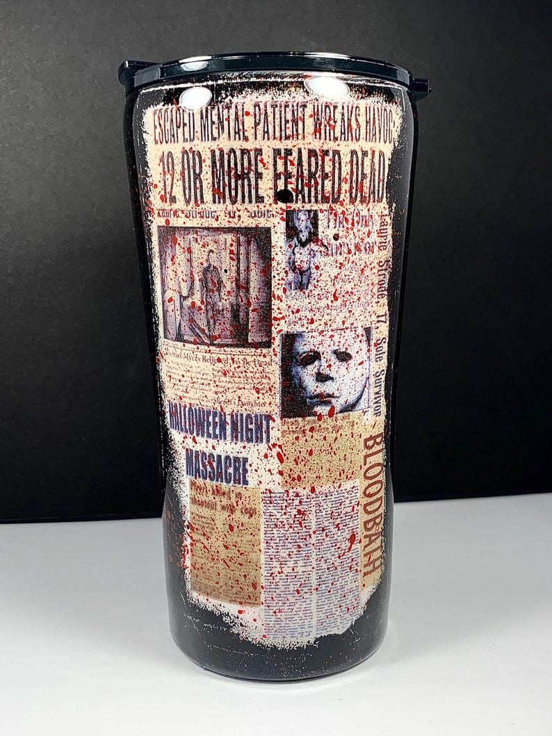 Halloween Horror Tumbler Boogeyman Michael Myers custom Halloween tumbler Michael Myers