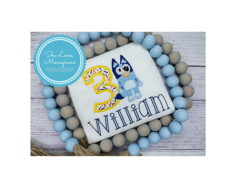 Blue Dog Birthday Shirt Blue Dog Birthday Shirt for Kids Etsy