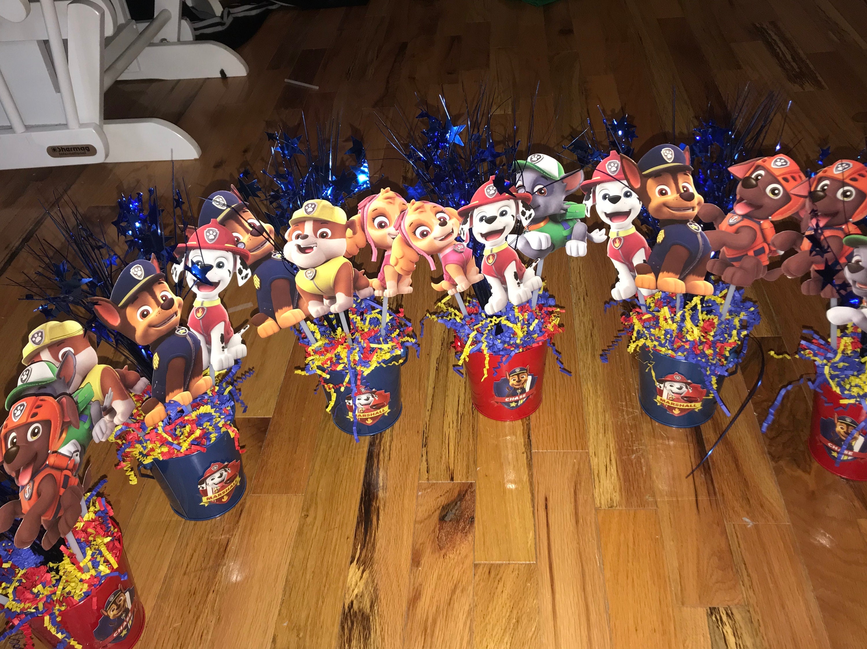 Paw patrol party decorations | Etsy