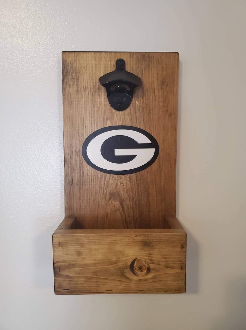 Sports Team Bottle Opener Wall Mount Beer Bottle Opener Etsy