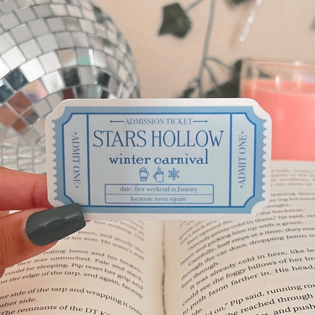 Gilmore Girls Winter Carnival Sticker, Stars Hollow Sticker, Gilmore ...