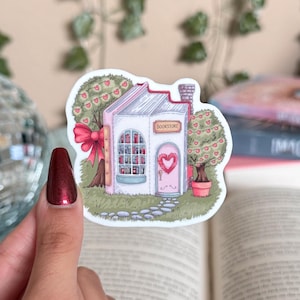 Valentines Bookstore Sticker, Kindle stickers, Bookish stickers, Bookish stickers for kindle,  Book lover sticker, Book sticker