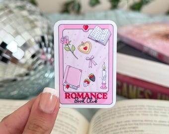 Adesivo per il club del libro romantico: adesivo lucido per Kindle