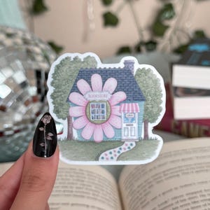 Flower Bookstore Sticker, Kindle stickers, Bookish stickers, Bookish stickers for kindle, Book lover sticker, Book sticker, Bookish Gift