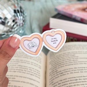 Pegatinas de In My Bookish Era, pegatinas de libros, pegatinas de Kindle, productos de libros, regalos para amantes de los libros, pegatinas de amantes de los libros, pegatinas de chicas guapas que leen