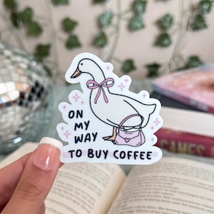 Kaffee Sticker, Kaffee Sticker, Kindle Sticker, Eiskaffee Sticker, Bücherwurm Sticker, E-Reader Sticker, Coffee Girly