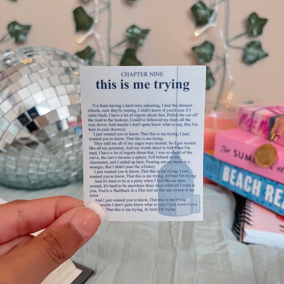 Taylor Swift This is Me Trying Sticker, This is Me Trying Sticker