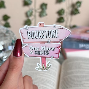 One More Chapter Sticker, Bookish stickers, Kindle stickers, bookish merch, book lover gifts, Book lover sticker, booktok