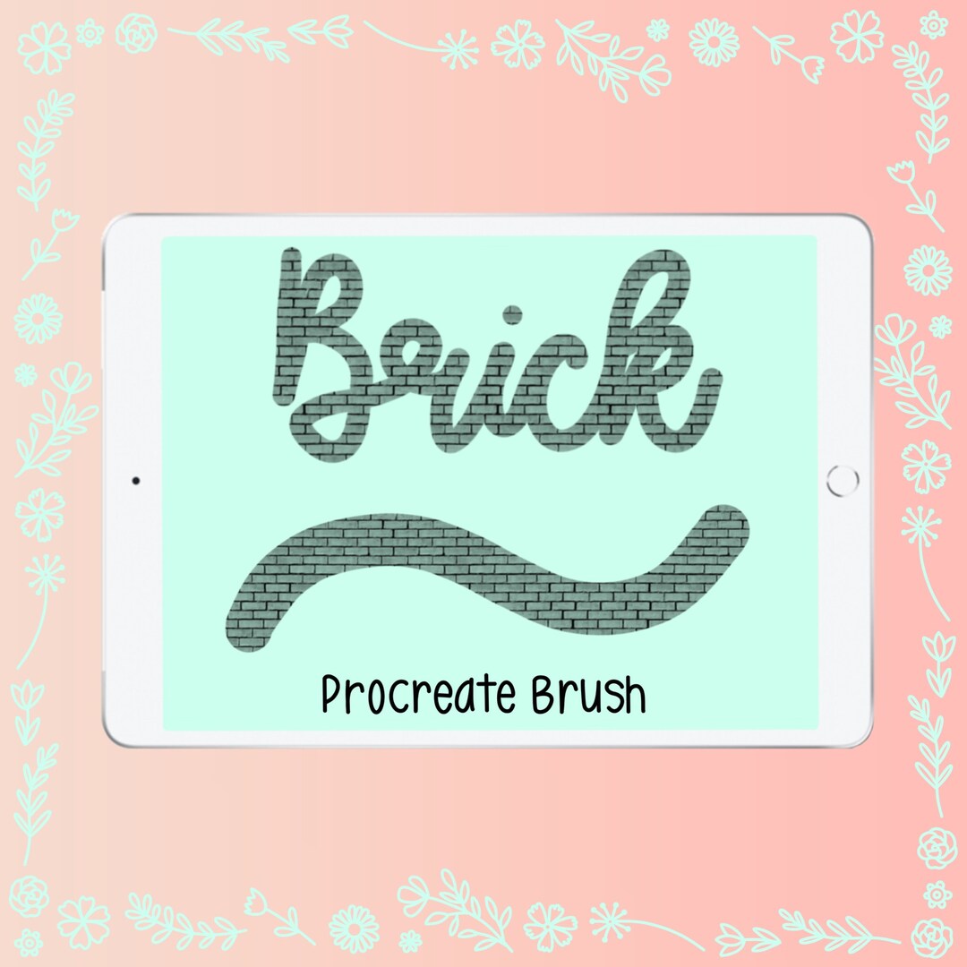 Brick Brush for Procreate Digital Download Procreate Brush Etsy