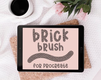 Brick Procreate Brush for iPad (Digital Download)