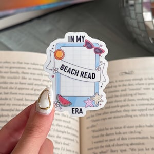 Beach Read Sticker, Emily Henry sticker, Kindle stickers, Bookish sticker, Bookish stickers for kindle, Summer book sticker, Book sticker