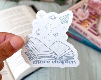 Adesivo "Un altro capitolo": regalo lucido per gli amanti dei libri