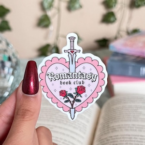 Romantasy Book Club Sticker, Kindle stickers, Bookish sticker, Bookish stickers for kindle, Book love, Romantasy sticker, Book sticker