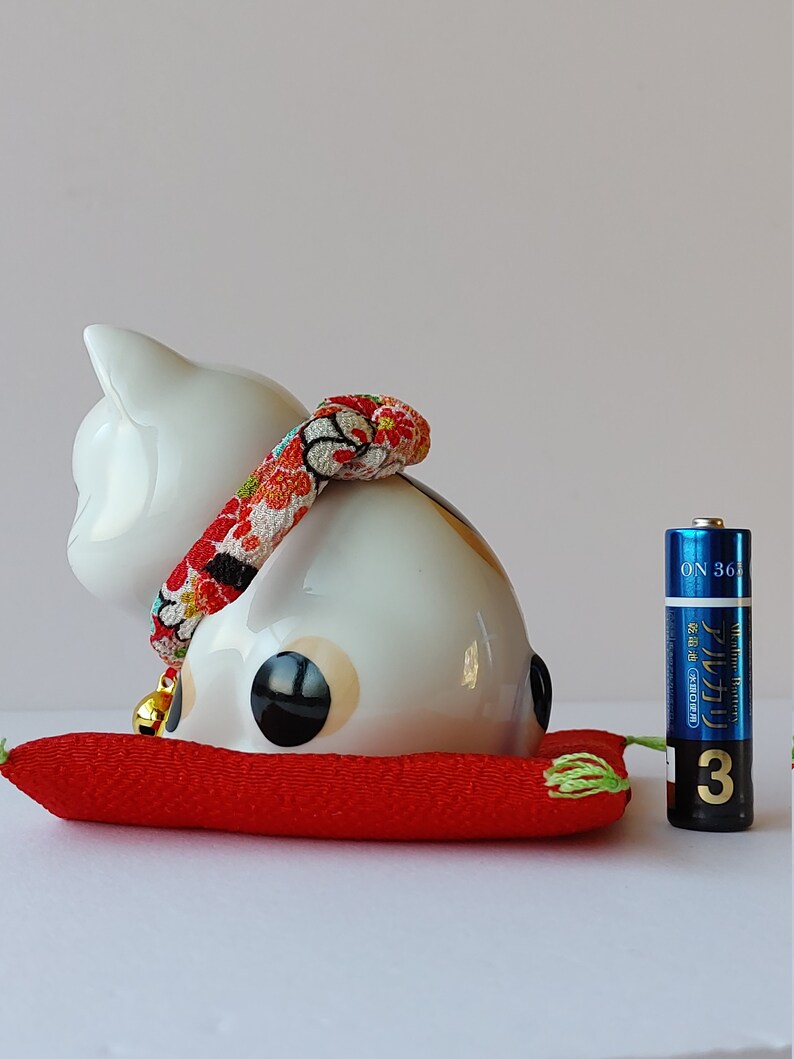 Lucky Cats Ornament Very Rare Pose Japanese Kawii Lucky Item Vintage