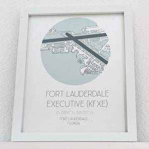 Personalized Airport Print or Poster- Pick your Airport and Colors!