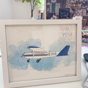 Customized Airplane Print