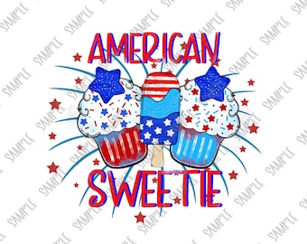 American Sweetie 4th of July Digital Design