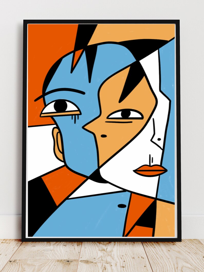 ABSTRACT ART, Set of 4 Abstract Art Minimalist Prints. Gallery Wall Art