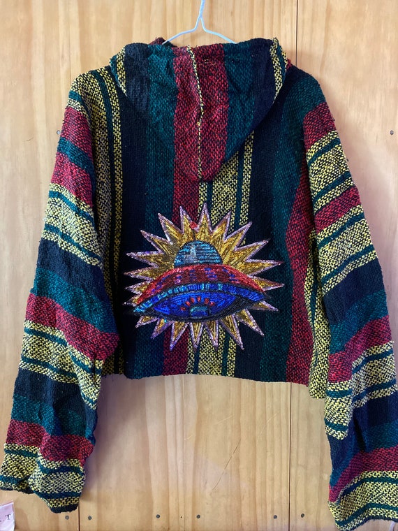 UFO Cropped Baja Hoodie - Etsy