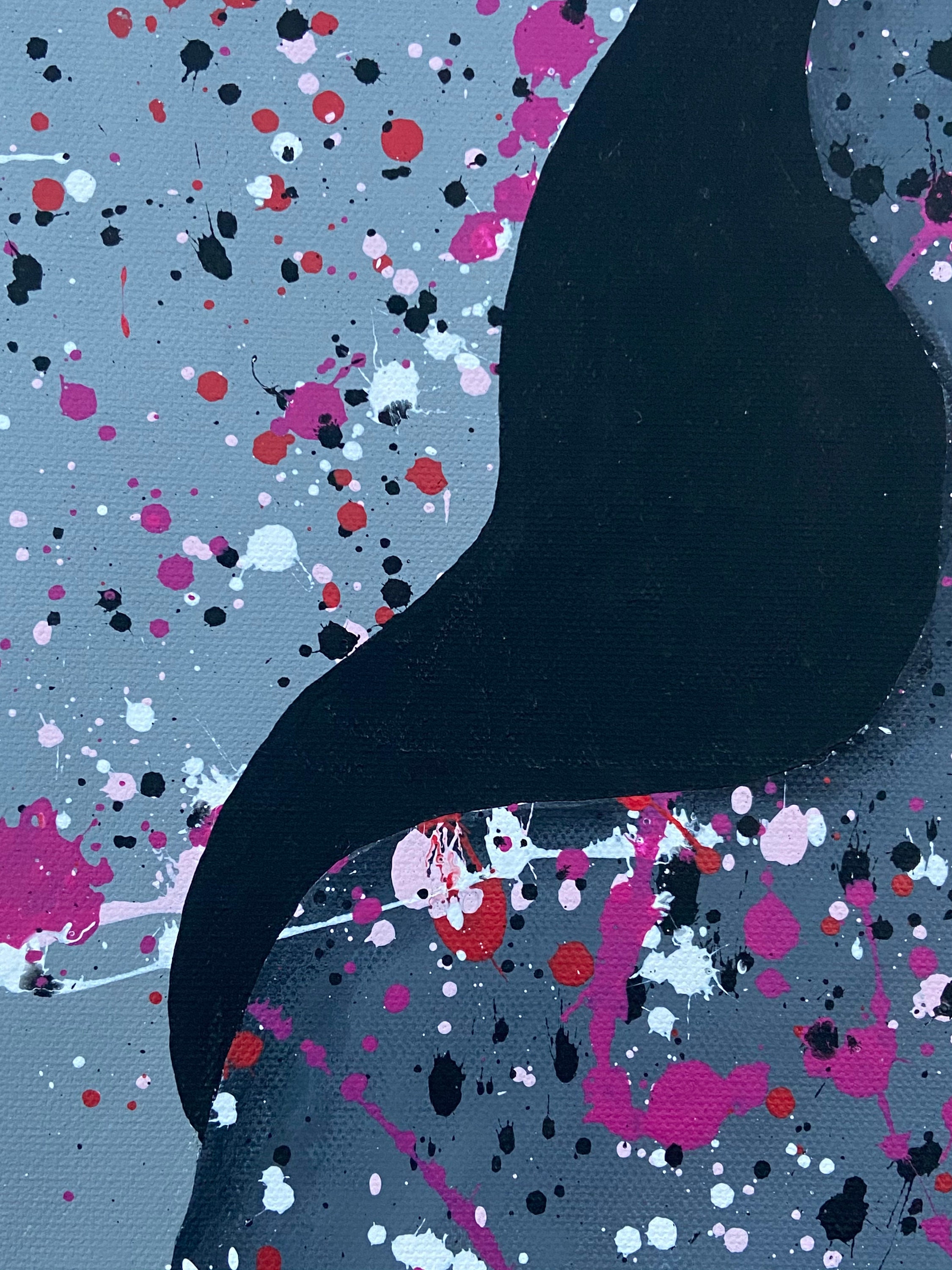 Abstract Splatter Paint Portrait - Etsy UK