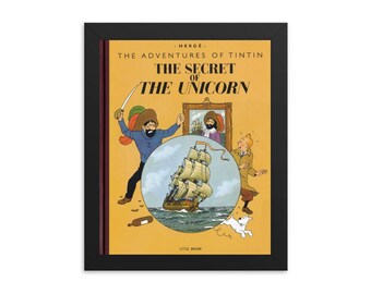 Tintin poster | Etsy Posters & Wall Scrolls Tintin