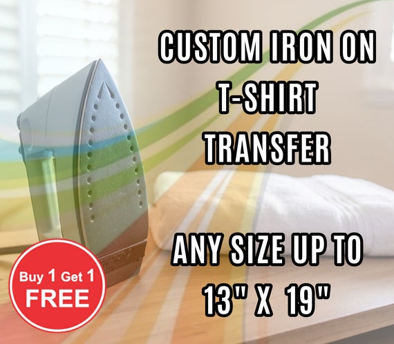 Custom Iron on T-shirt Transfers Personalised Your Image Photo - Etsy UK