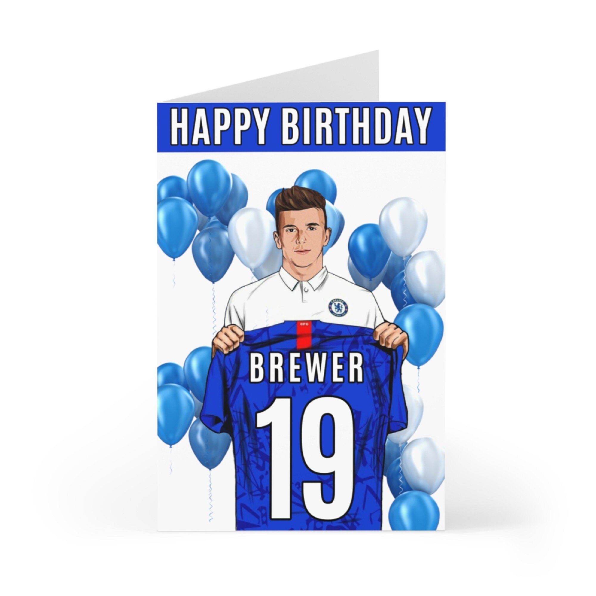 Mason Mount Personalised Birthday Card Chelsea FC | Etsy