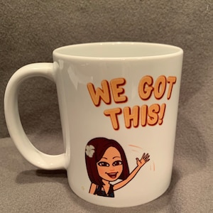 2 sided Bitmoji Mug- personalized with your Bitmoji!