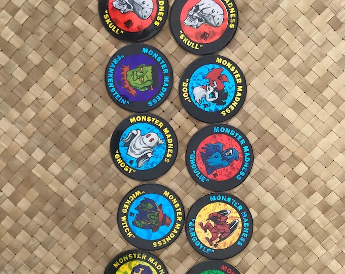 Vintage Pog Set, Random Pogs, Pogman, 90s Pogs, Collectible Pogs, Pog ...