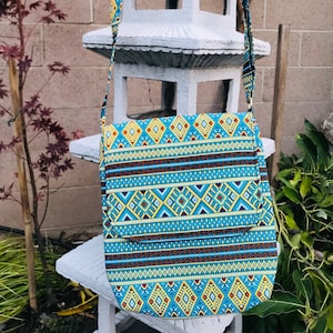 Batik Malong Bandolera/Hombro/Bolsa de cabestrillo/Monedero
