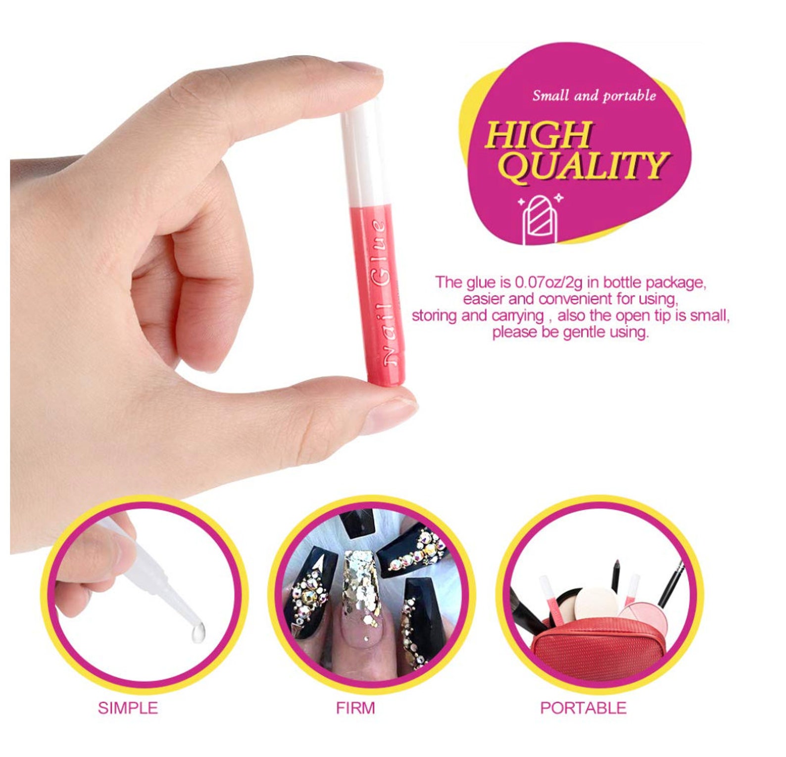 Nail Tip Glue Adhesive Nail Glue Tip Nails Acrylic Glue for Etsy
