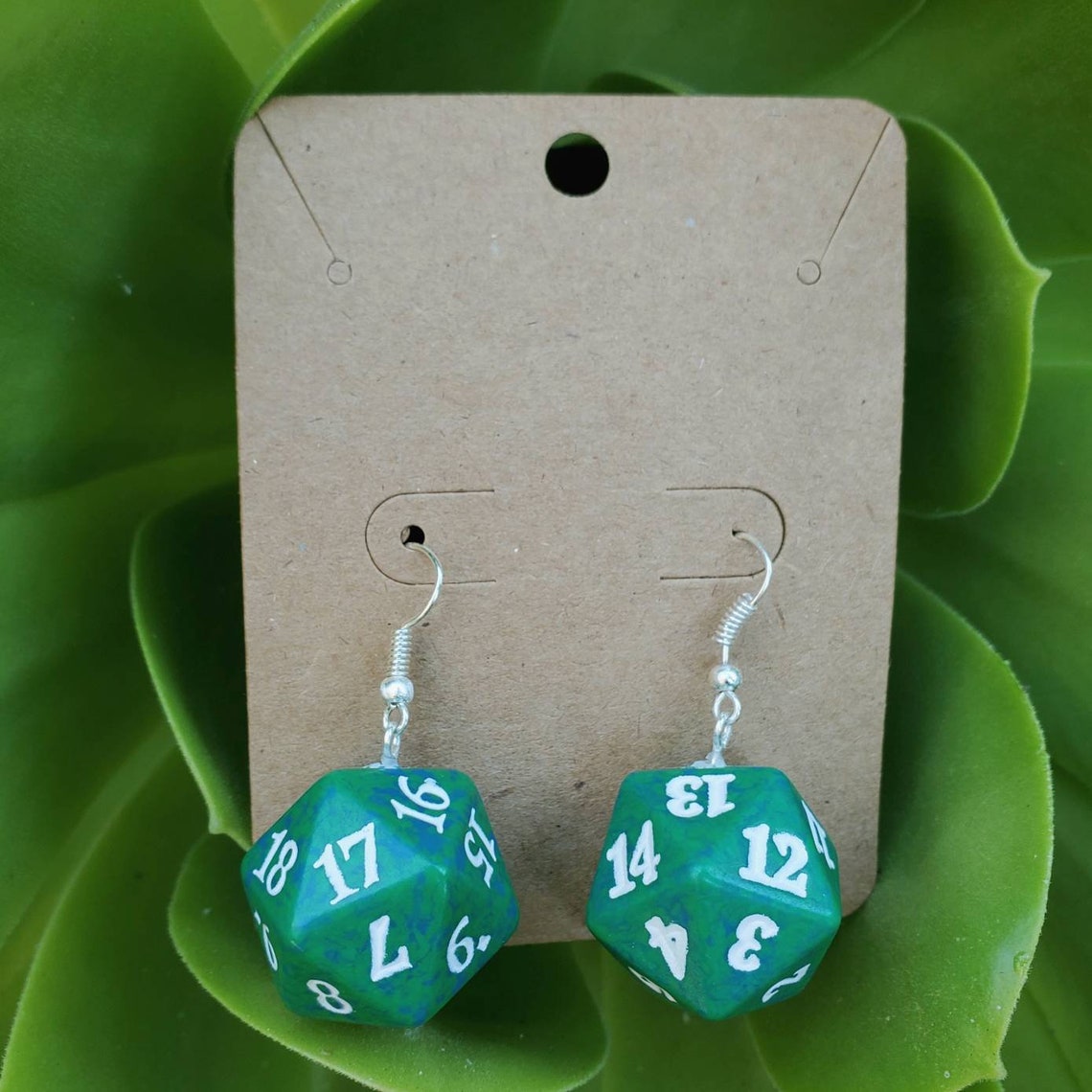 Dungeons and Dragons D20 DND Dice Earrings Etsy