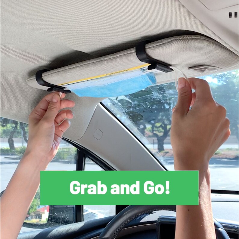 Face Mask Car Visor Clips Mask holder for car Mask Clips Etsy