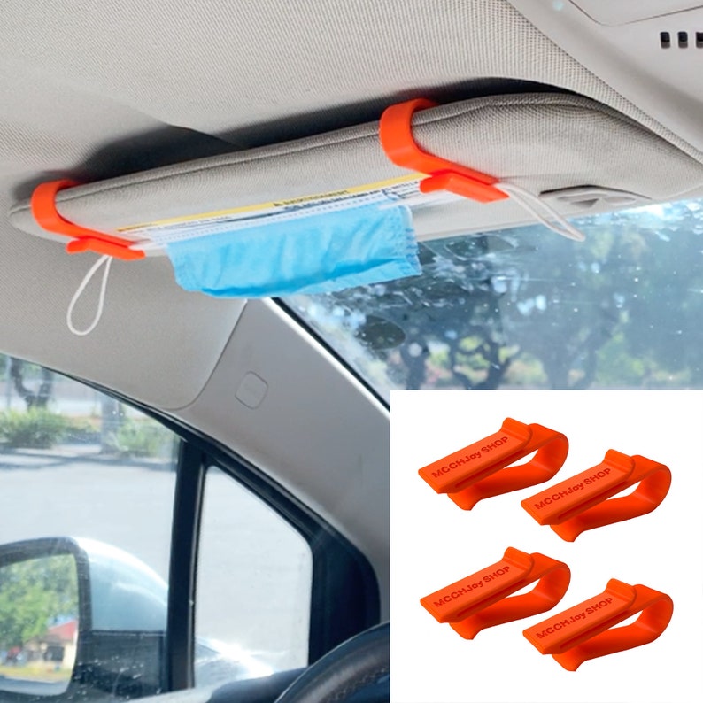 Face Mask Car Visor Clips Mask holder for car Mask Clips Etsy