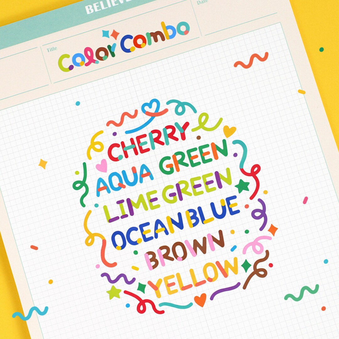 Sticker Comcolor Color Combo Alphabet Number Sticker - Letter Stickers - Polco Stickers ...