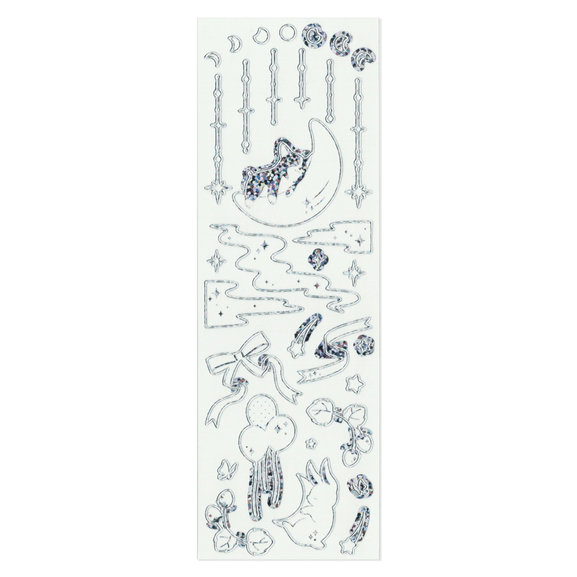 Shu Line Sticker Holographic Lined Shu Shu Stickers - Clear Lined Stickers - Polco ...