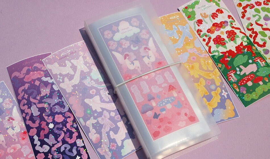 Fairy Forest Twinkle Stickers - Glitter Deco Stickers - Polco Sticker…