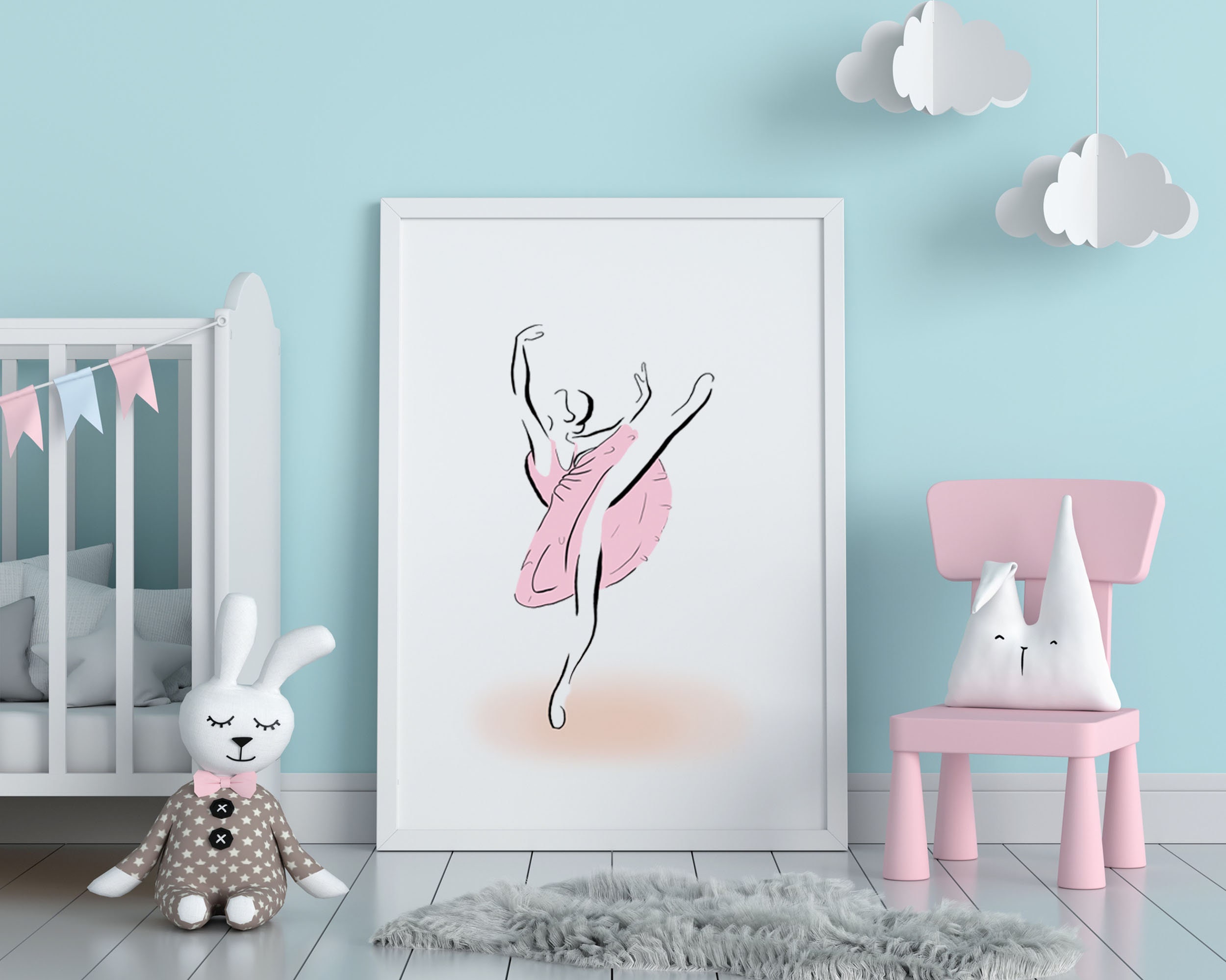 Ballerina Figur Mädchen Schlafzimmer Dekor Geschenk für Etsy.de