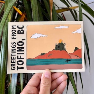 VOEUX de Tofino (CARTE POSTALE)