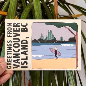 VOEUX de l'île de Vancouver (CARTE POSTALE)