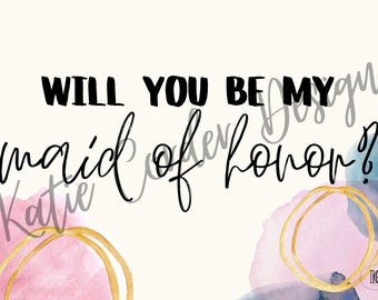 Bridesmaid Proposals