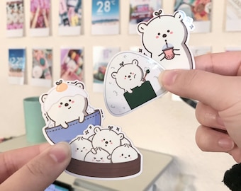 Bao Bear Foodie Sticker Pack