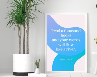 Virginia Woolf Quote - Literary Quote - Library