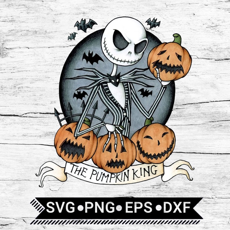 Jack Skellington The Pumpkin King SVG / The Pumpkin King Jack | Etsy