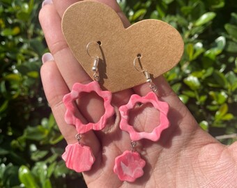 Groovy Pink Earrings