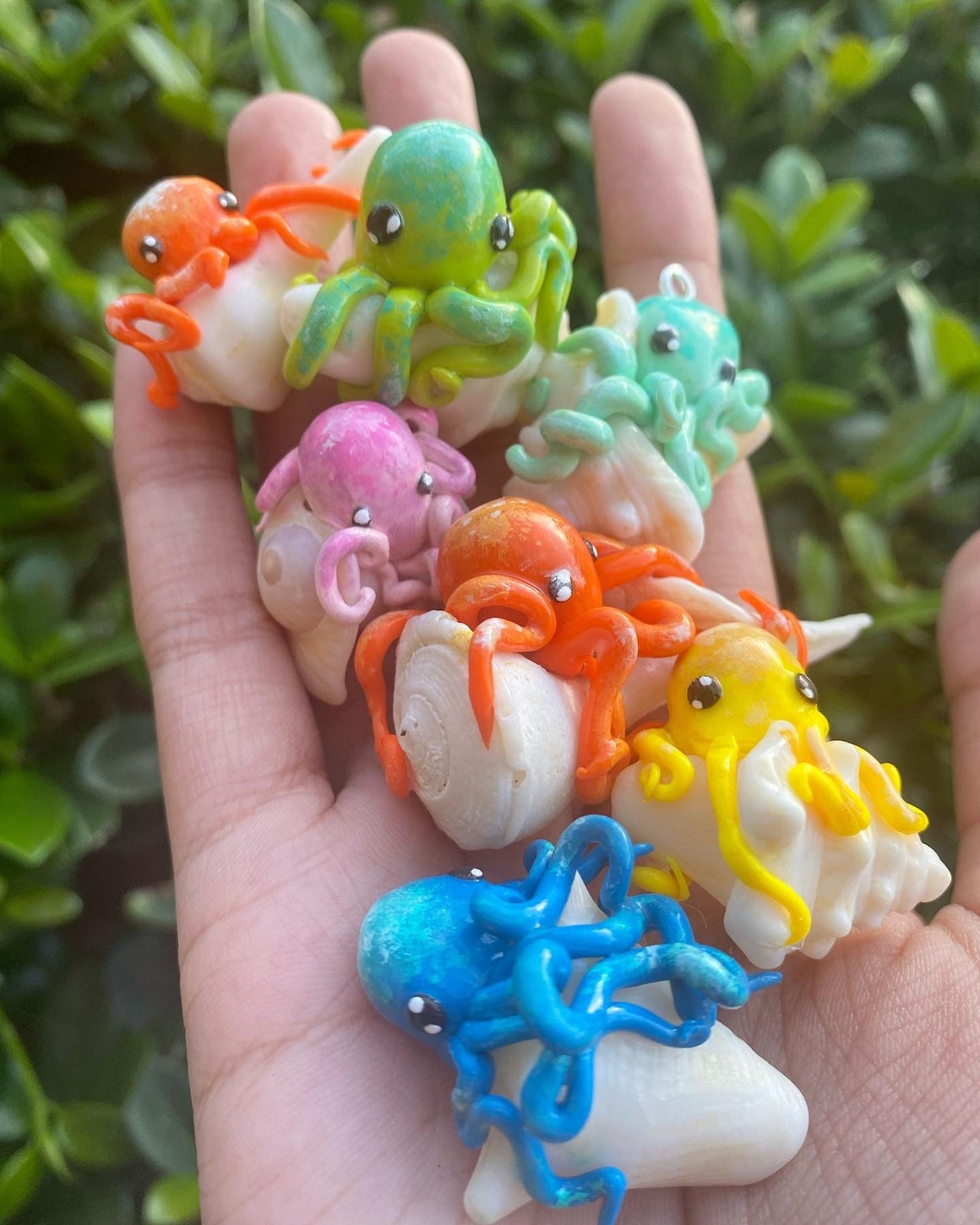 Octo Buddy Shell Sculpture Etsy