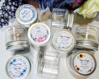 Mini Jar Favors - Custom Jar Labels, Empty Jars with Lids, DIY Party Favors, Custom Jars, Jar  Wedding Favors, Bachelorette Favors, Edible