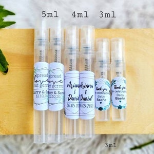 Hand Sanitize Bottles + Custom Labels, Empty Unfilled Bottles, Custom Spray Bottle, Spray Bottle Labels, Wedding Favors, Bridal Shower, Baby